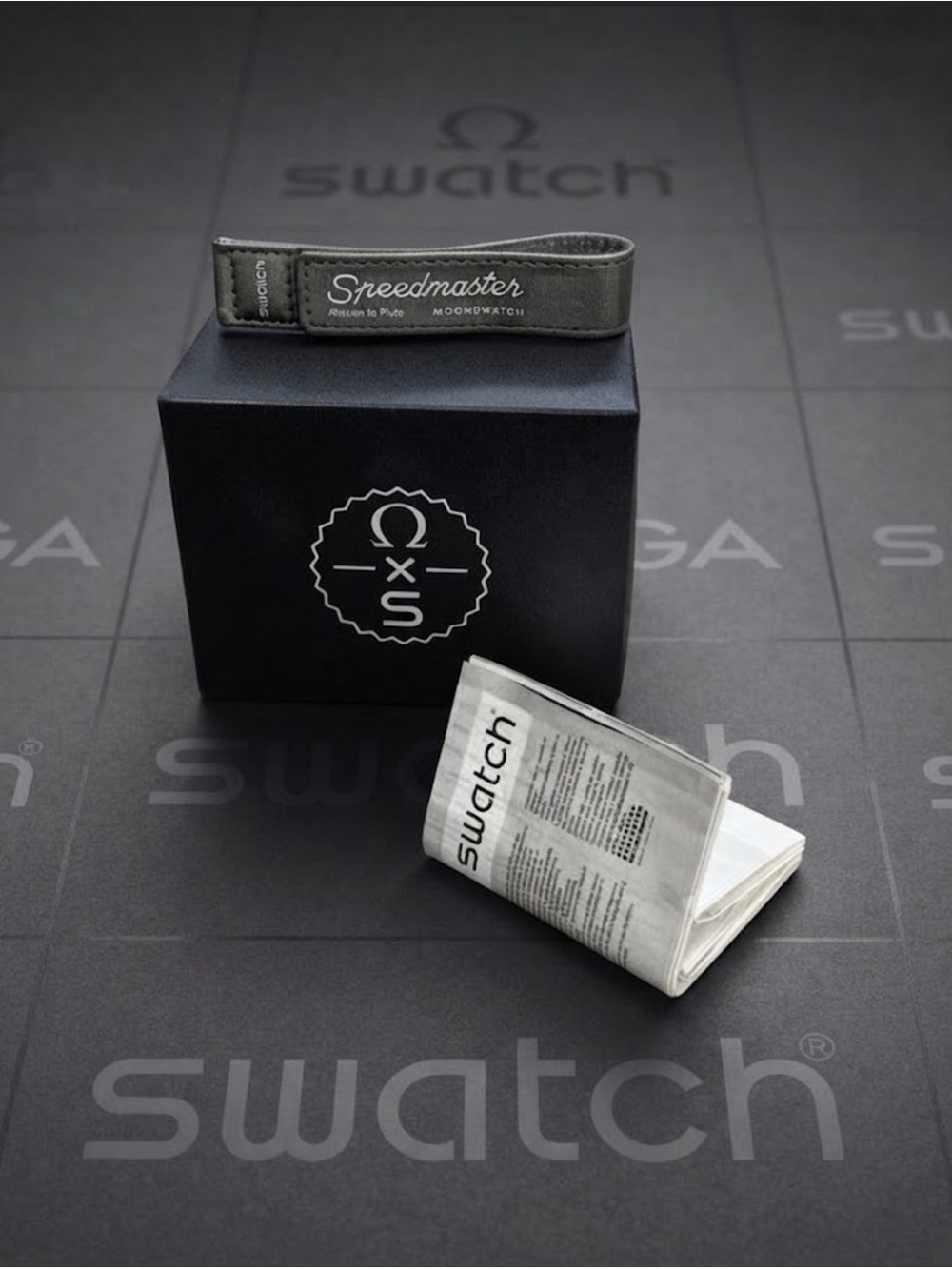 Like new authentic Omega x Swatch Speedmaster Mission to Pluto Moonswatch Strap
